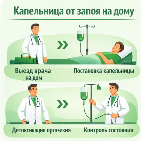 капельница от запоя в Канаше в клинике Санати